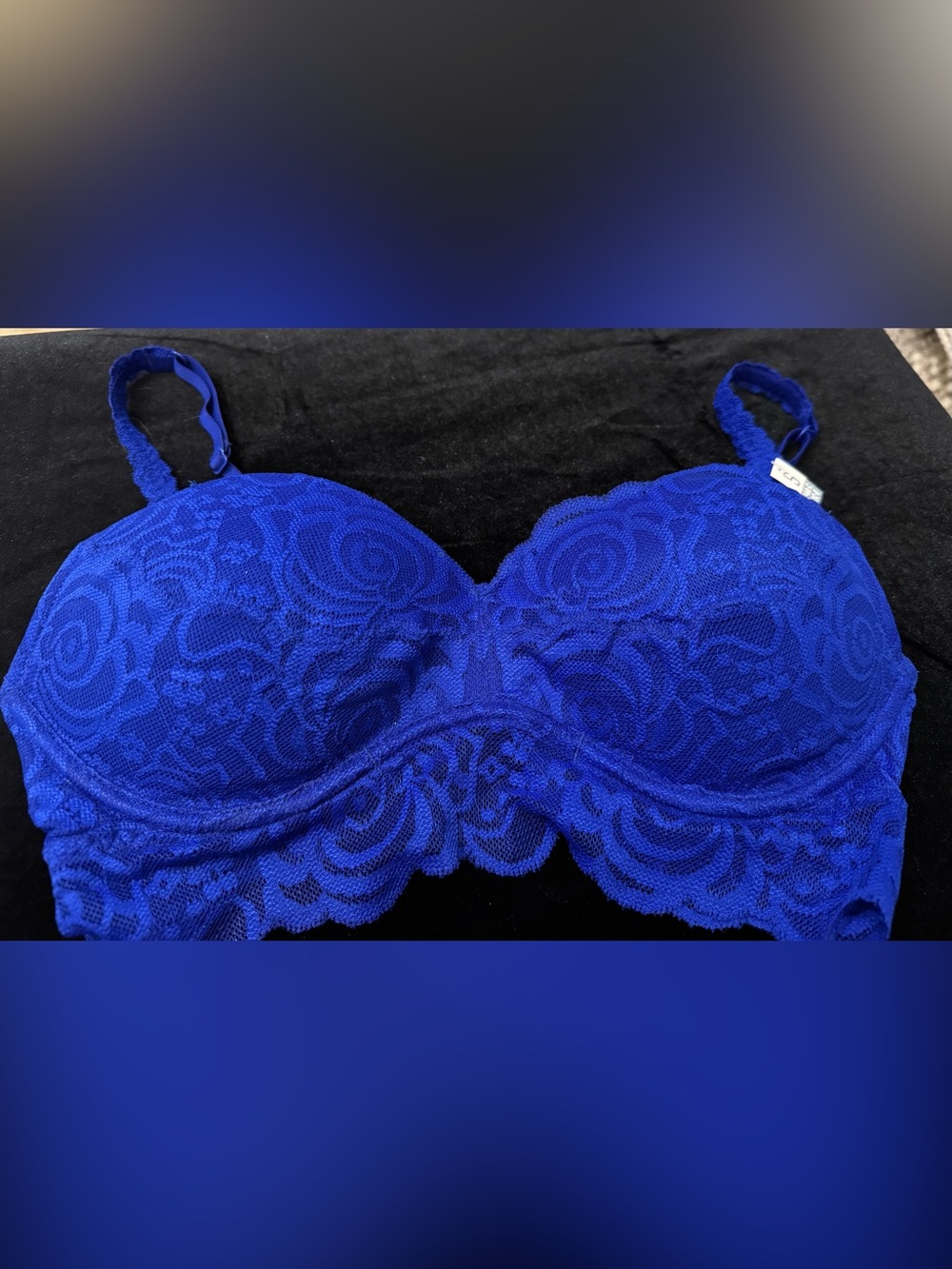 PINK by Victoria Secret Royal Blue Lace Bra